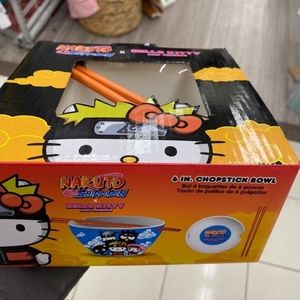 Hello kitty X Naruto ramen bowl 💕